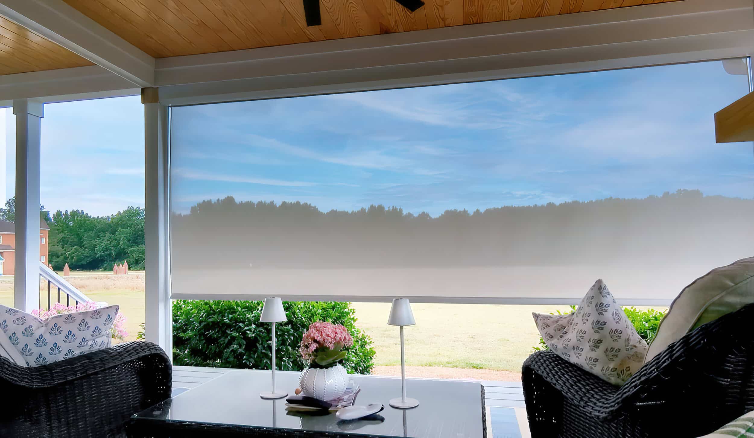 outdoor roller shades